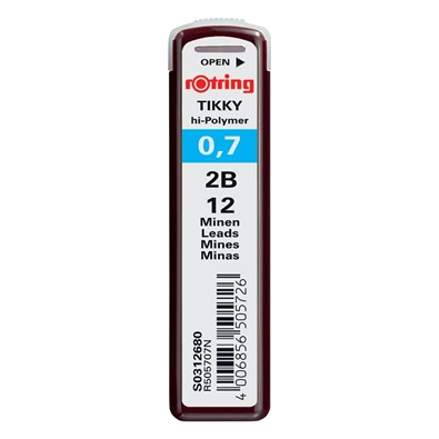 Rotring 0,7mm 2B nyomósirón betét