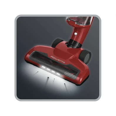 Rowenta RH6543WH Air Force Light 14.4V piros vezeték nélküli rúdporszívó