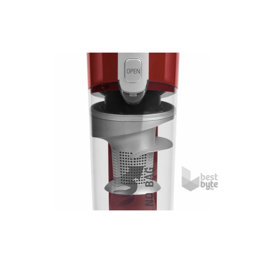 Rowenta RH6543WH Air Force Light 14.4V piros vezeték nélküli rúdporszívó