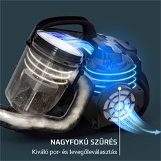 Rowenta RO3721EA Compact Power Cyclonic kék porzsák nélküli porszívó