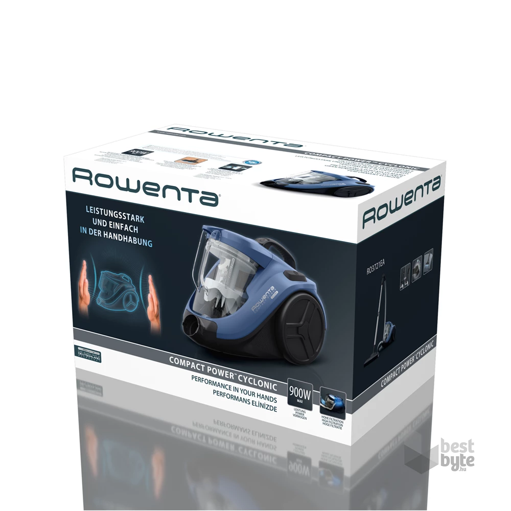 Rowenta RO3721EA Compact Power Cyclonic kék porzsák nélküli porszívó