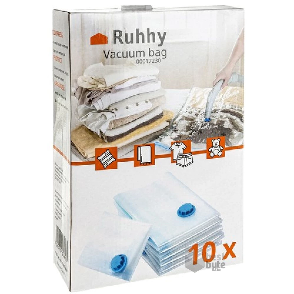 Ruhhy 10 db-os vákumzsák szett 4 féle méretben