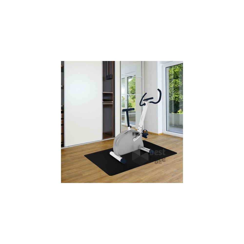 Ruhhy 90x130cm fekete padlóvédő székalátét