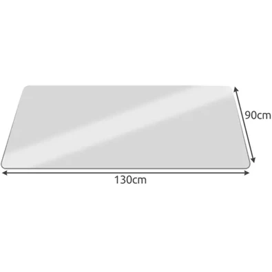 Ruhhy 90x130cm víztiszta padlóvédő székalátét
