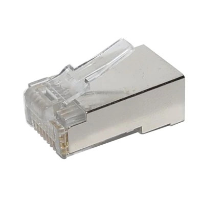 Rülstein RJ45 8P8C árnyékolt 100 db csatlakozó