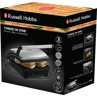 Russell Hobbs 17888-56/RH Cook@Home acél kontakt grill