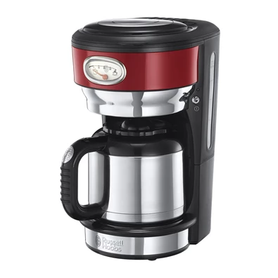 Russell Hobbs 21710-56/RH Retro piros termoszos kávéfőző