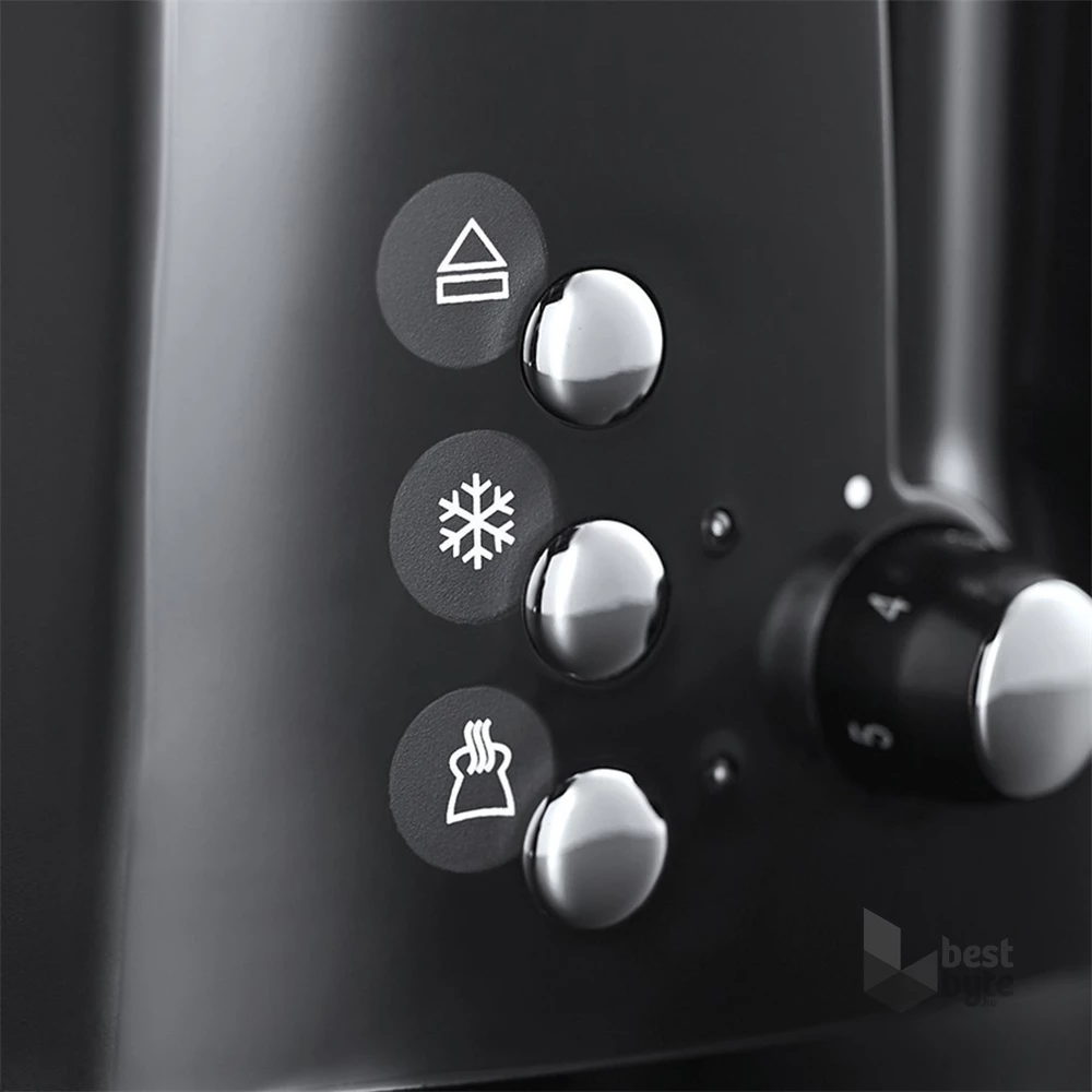 Russell Hobbs 22601-56 Textures Plusz fekete 2 szeletes kenyérpirító