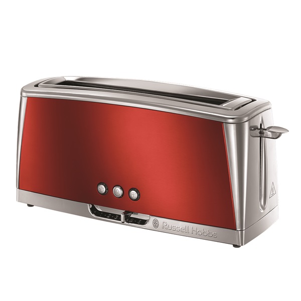 RUSSELL HOBBS 23250-56/RH Luna piros hosszúszeletes kenyérpirító
