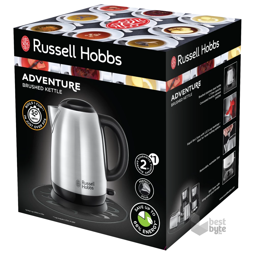 Russell Hobbs 23912-70 Adventure 1,7L-es inox vízforraló