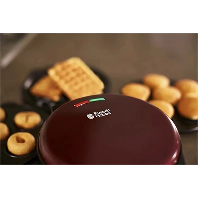Russell Hobbs 24620-56/RH Fiesta 3in1 bordó fánk -  sütemény- gofrisütő