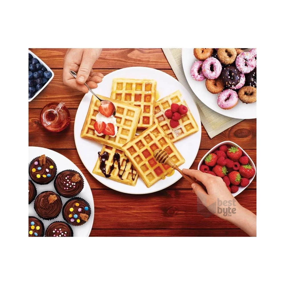 Russell Hobbs 24620-56/RH Fiesta 3in1 bordó fánk -  sütemény- gofrisütő