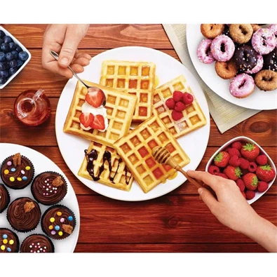 Russell Hobbs 24620-56/RH Fiesta 3in1 bordó fánk -  sütemény- gofrisütő