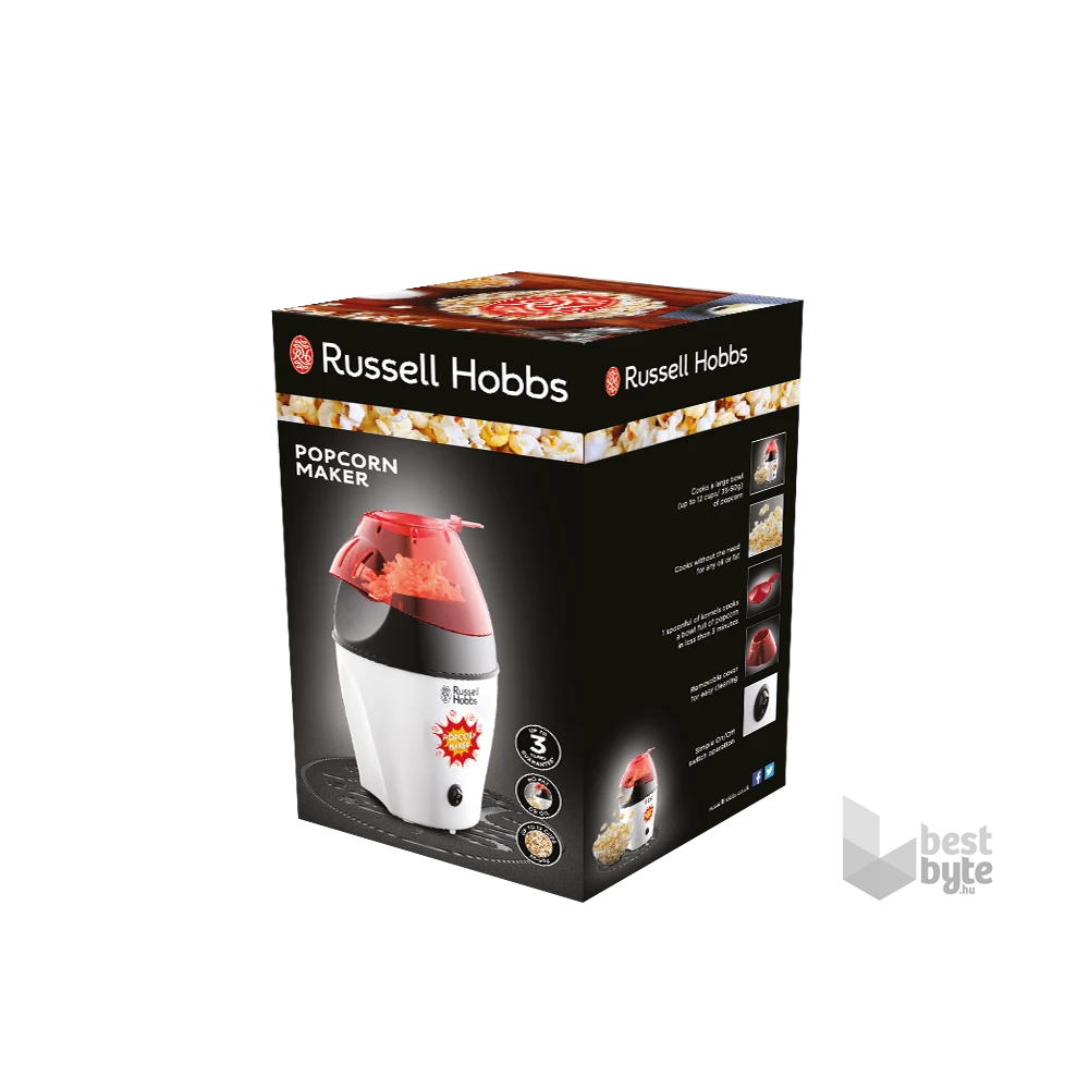 Russell Hobbs 24630-56/RH Fiesta fekete pattogatott kukorica készítő