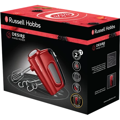 Russell Hobbs 24670-56 Desire piros kézi mixer