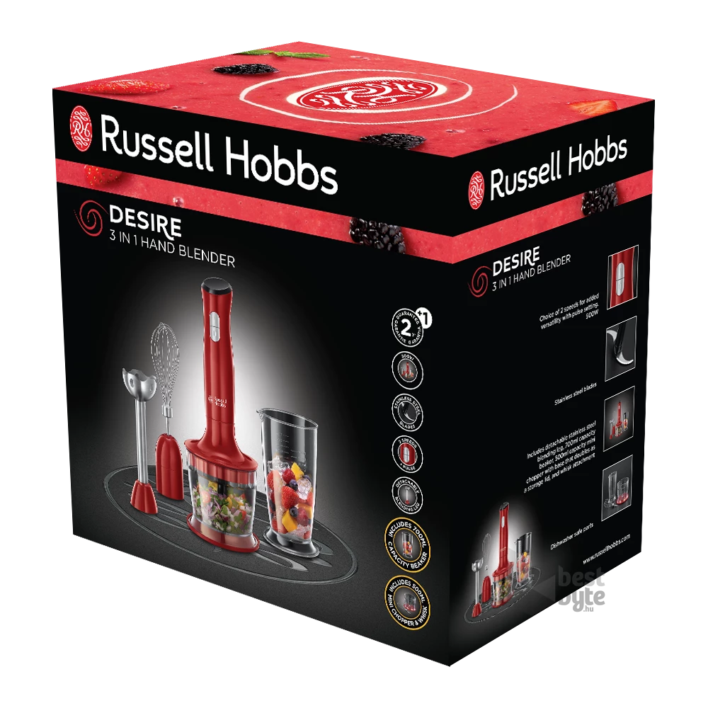 Russell Hobbs 24700-56 Desire 3in1 piros botmixer