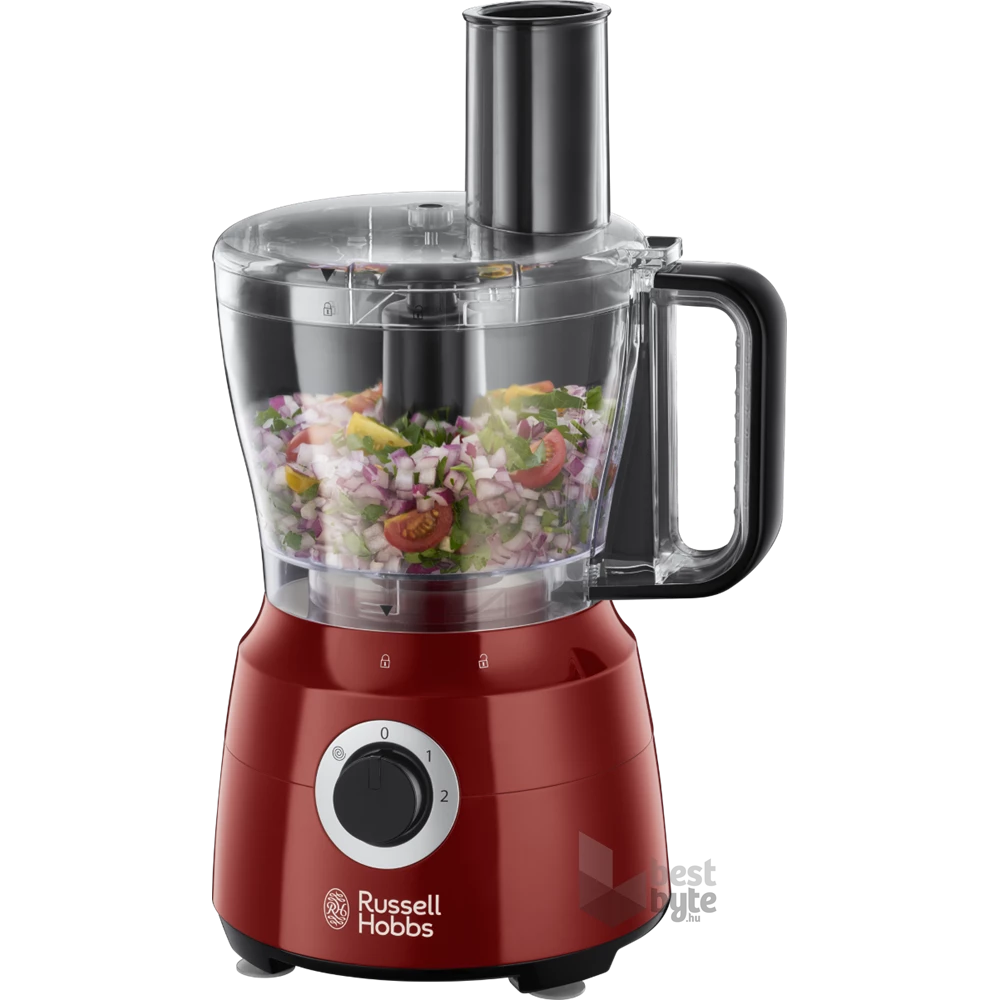 Russell Hobbs 24730-56 Desire 600W, 1,5L+2,5L, bordó konyhai robotgép