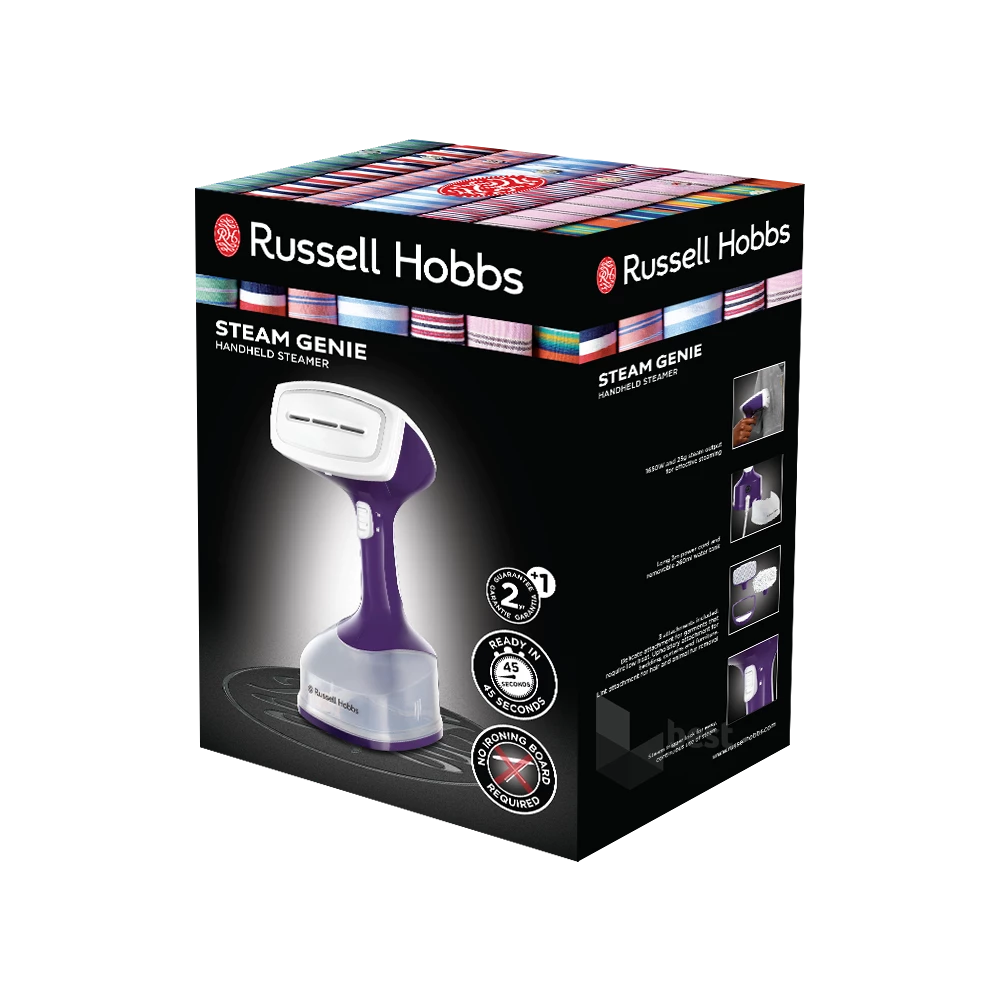 Russell Hobbs 25600-56/RH Steam Genie fehér kézi ruhagőzölő