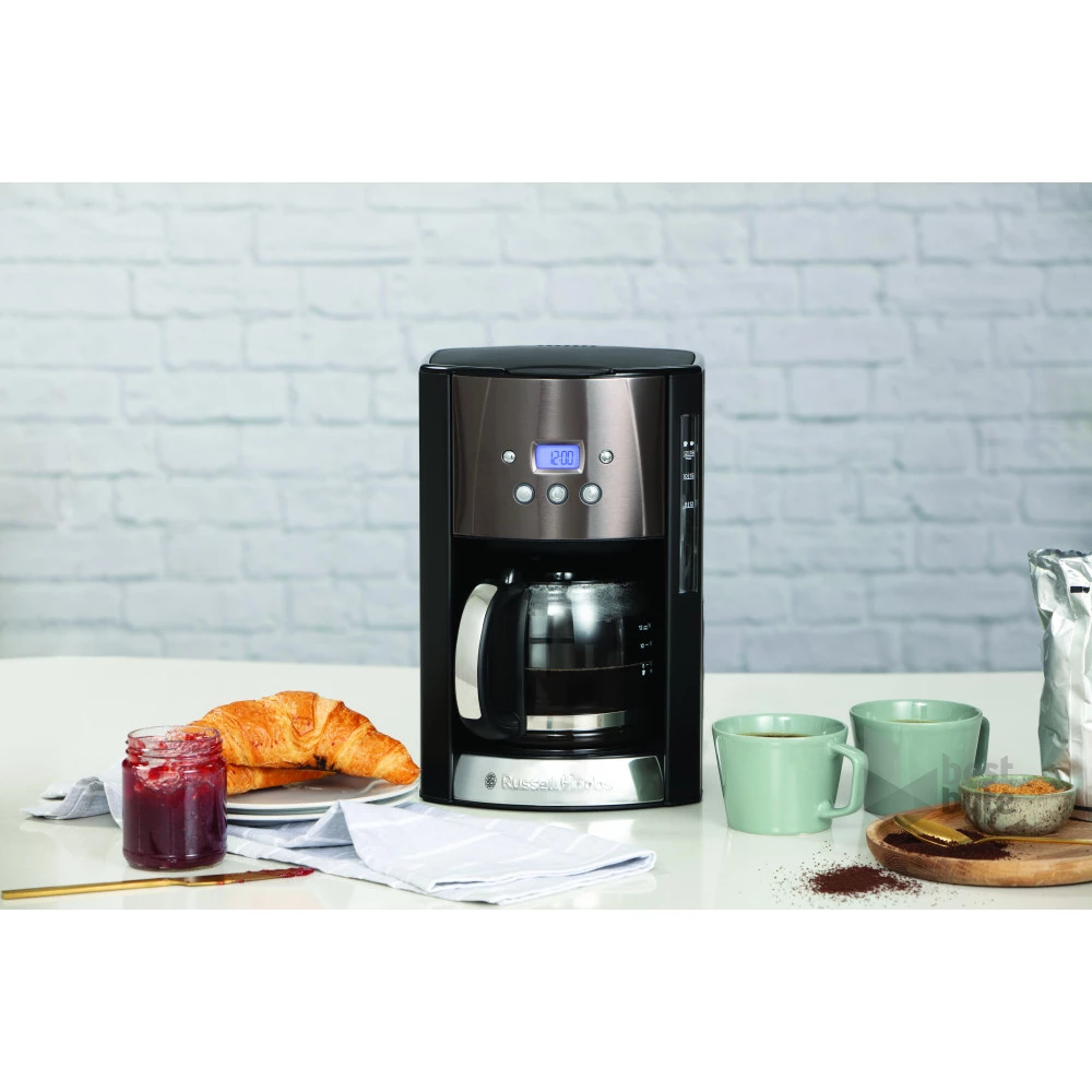 Russell Hobbs 26160-56/RH Matte Black fekete 12 személyes filteres kávéfőző