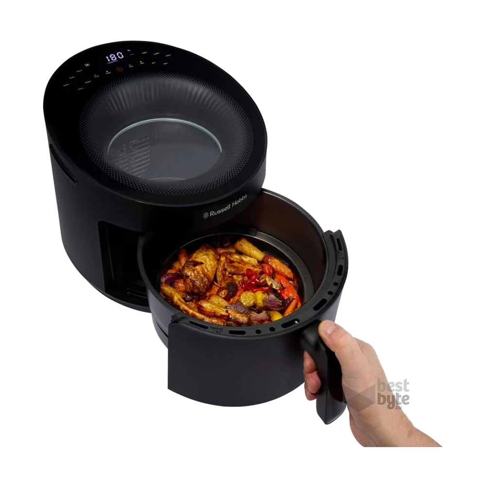 Russell Hobbs 27420-56/RH Panoramic airfryer fekete 5 L forrólevegős sütő