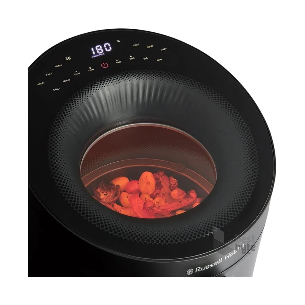 Russell Hobbs 27420-56/RH Panoramic airfryer fekete 5 L forrólevegős sütő