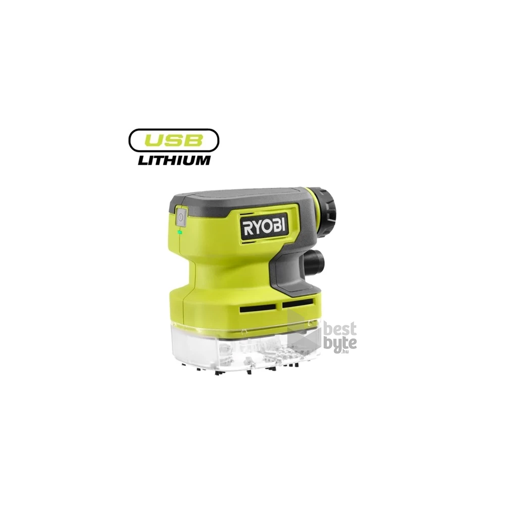 Ryobi 4V USB Lithium kézi mini porszívó, akkumulátor és töltő nélkül - RDV4-0