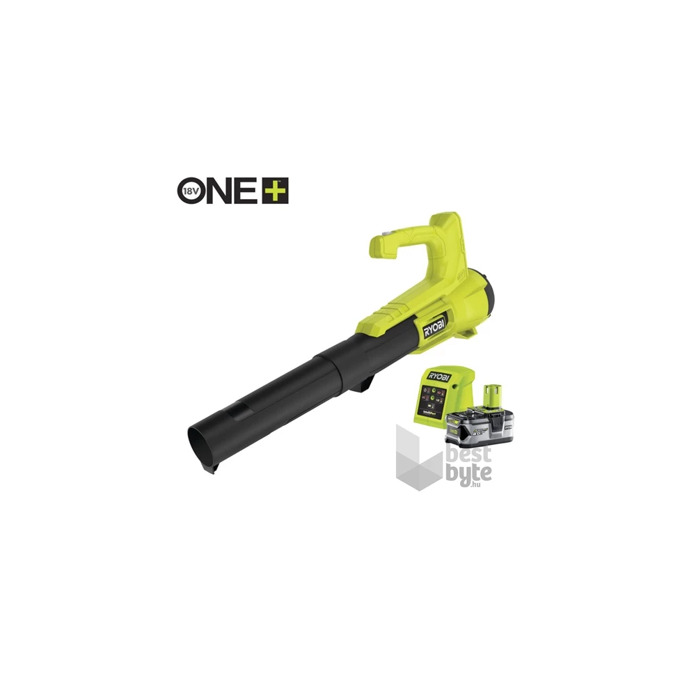 Ryobi RY18BLA-140 18V One Plus™ nagyteljesítményű lombfúvó + 1x 4,0Ah akkumulátor és töltő