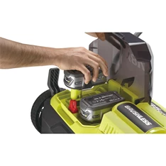 Ryobi RY18SFX35A-240 18 V (2 x 4.0 Ah) 35 cm szénkefe nélküli gyepszellőztető/lazító