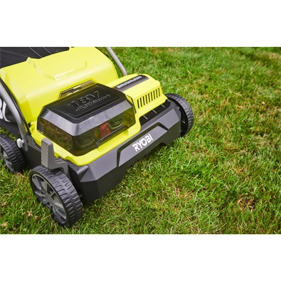 Ryobi RY18SFX35A-240 18 V (2 x 4.0 Ah) 35 cm szénkefe nélküli gyepszellőztető/lazító