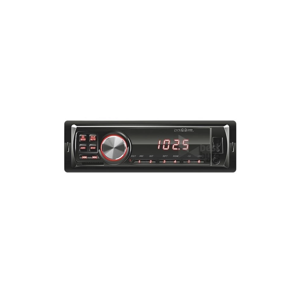 SAL BT-FM-USB-SD-AUX piros LED kijelzős fejegység
