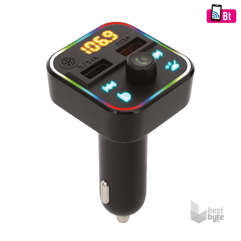 SAL FMBT 18RGB 5in1 autós kihangosító és töltő