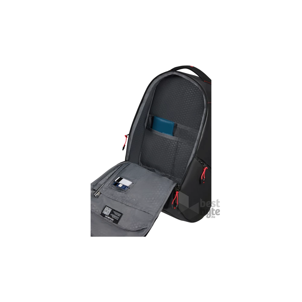 SAMSONITE Notebook hátizsák 140874-1041, URBAN LAPTOP BACKPACK M USB 15.6" (BLACK) -ECODIVER