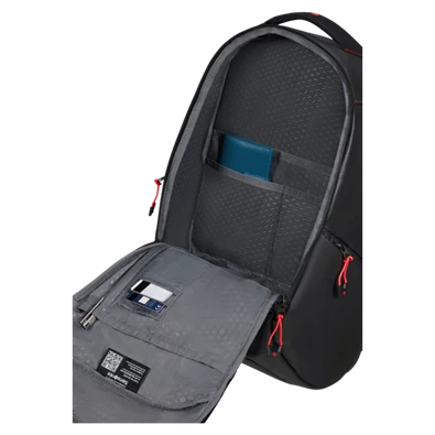 SAMSONITE Notebook hátizsák 140874-1041, URBAN LAPTOP BACKPACK M USB 15.6" (BLACK) -ECODIVER