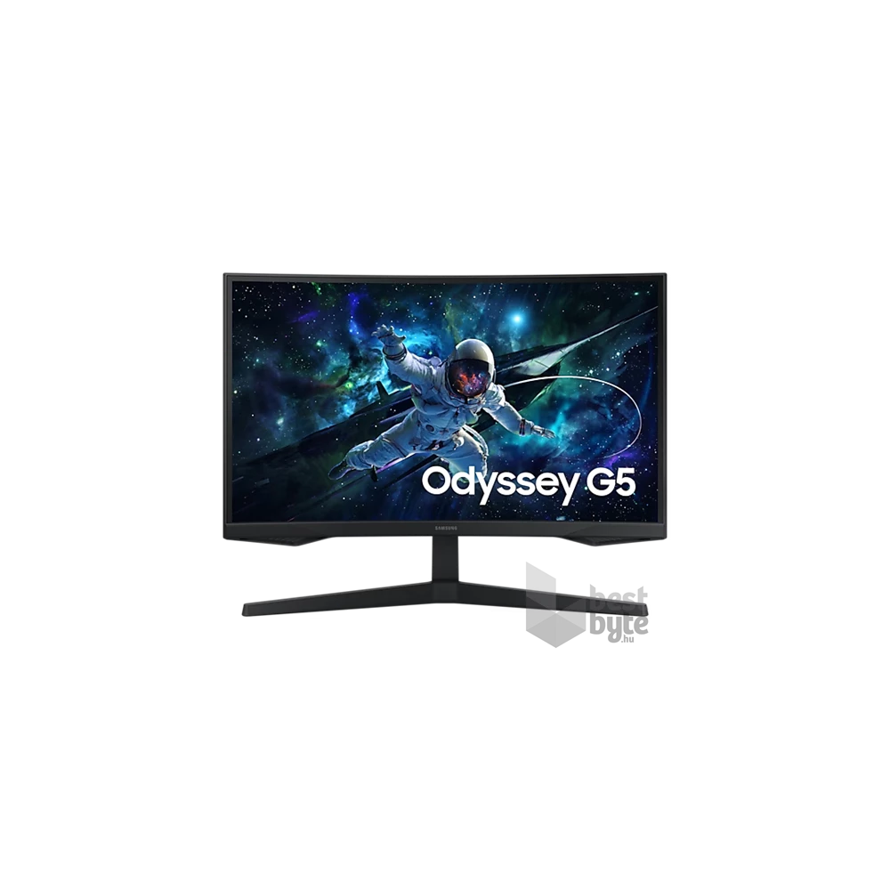 Samsung 27" LS27CG552EUXEN QHD VA 165Hz HDMI/DP ívelt gamer monitor