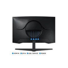 Samsung 27" LS27CG552EUXEN QHD VA 165Hz HDMI/DP ívelt gamer monitor