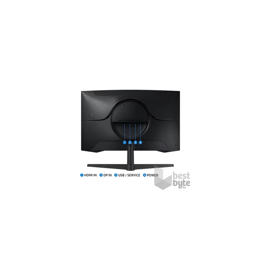 Samsung 27" LS27CG552EUXEN QHD VA 165Hz HDMI/DP ívelt gamer monitor