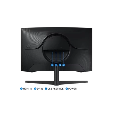 Samsung 27" LS27CG552EUXEN QHD VA 165Hz HDMI/DP ívelt gamer monitor