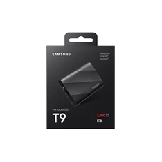 SAMSUNG Portable SSD T9 USB 3.2 Gen 2x2 1TB, Black