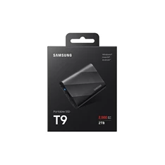 SAMSUNG Portable SSD T9 USB 3.2 Gen 2x2 2TB, Black