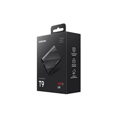 SAMSUNG Portable SSD T9 USB 3.2 Gen 2x2 2TB, Black