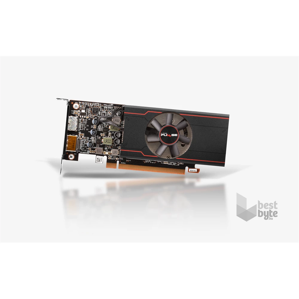 SAPPHIRE PULSE RX 6400 GAMING AMD 4GB GDDR6 64bit PCIe videokártya