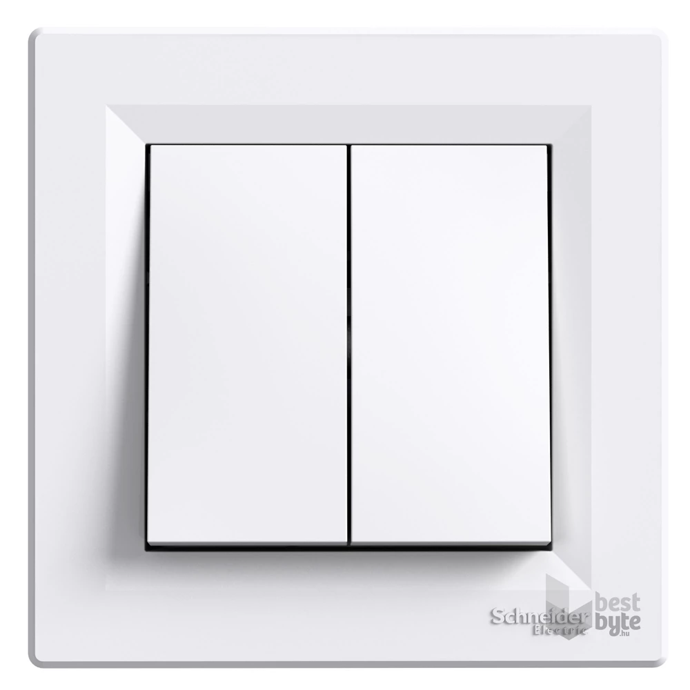 Schneider EPH0600121 ASFORA Fehér kettős váltókapcsoló