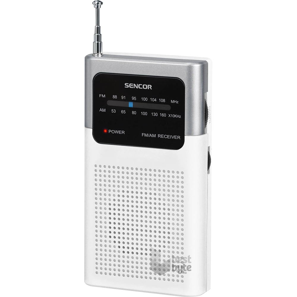 SENCOR SRD 1100W fehér zsebrádió