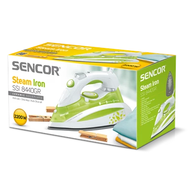 Sencor SSI 8440GR zöld-fehér gőzölős vasaló