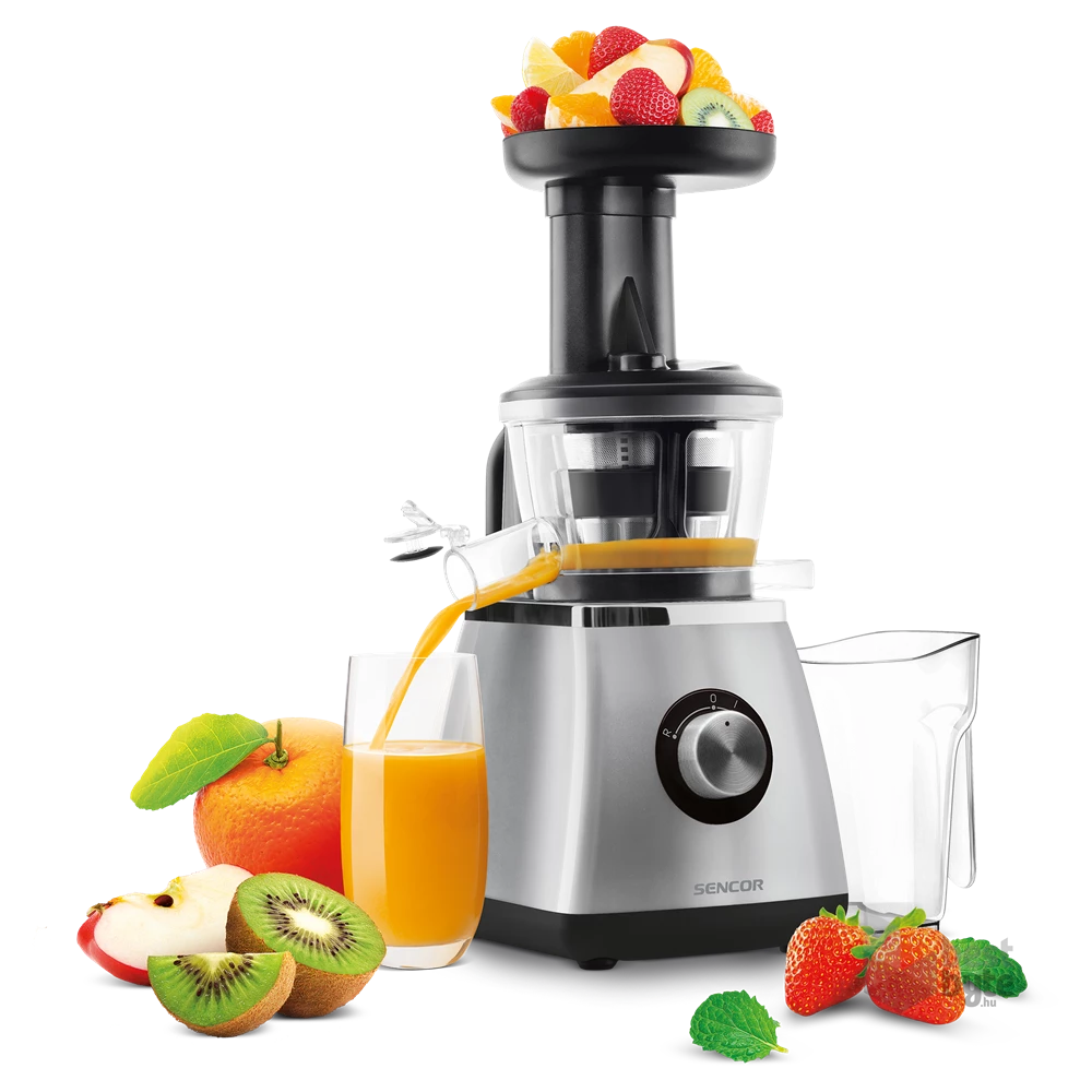 Sencor SSJ 4041BK fekete-ezüst gyümölcsprés