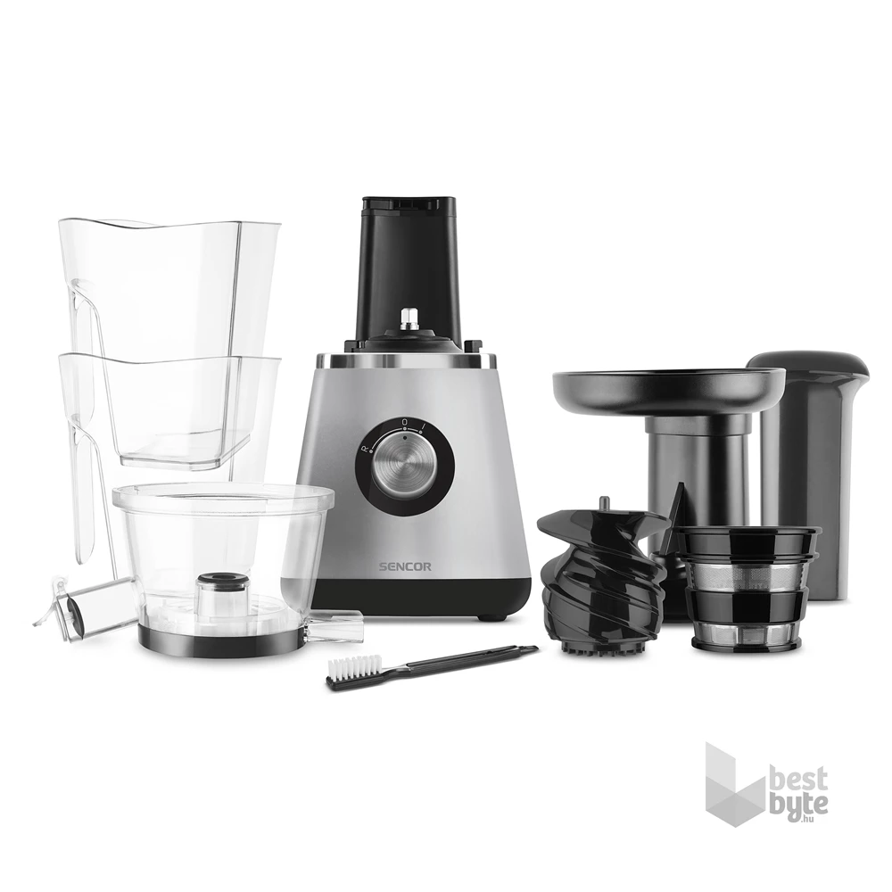 Sencor SSJ 4041BK fekete-ezüst gyümölcsprés