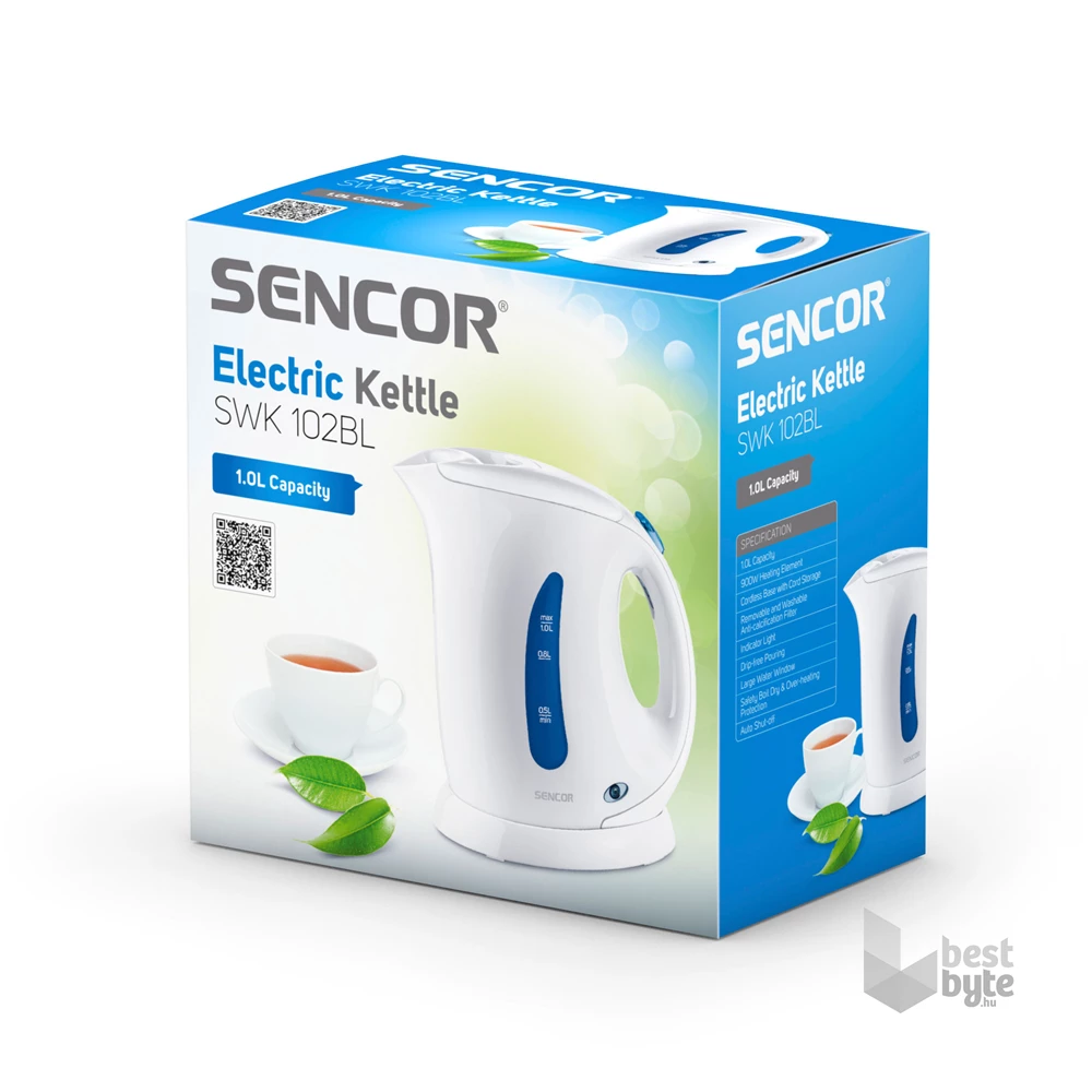 SENCOR SWK 102BL 1L vízforraló