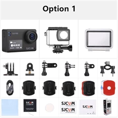 SJCAM Action SJ8 Air 1296p fekete sportkamera