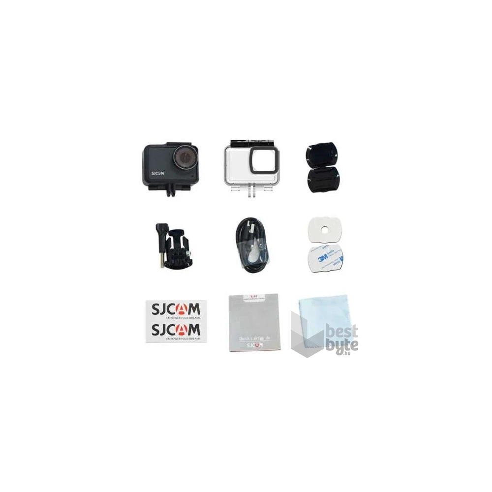SJCAM SJ10 Pro Dual Screen 4K fekete sportkamera