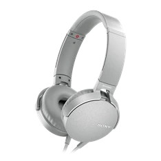 SONY MDRXB550APW.CE7 extra bass fehér fejhallgató